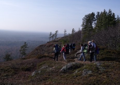 photo of hiking trip