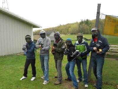 paintballing